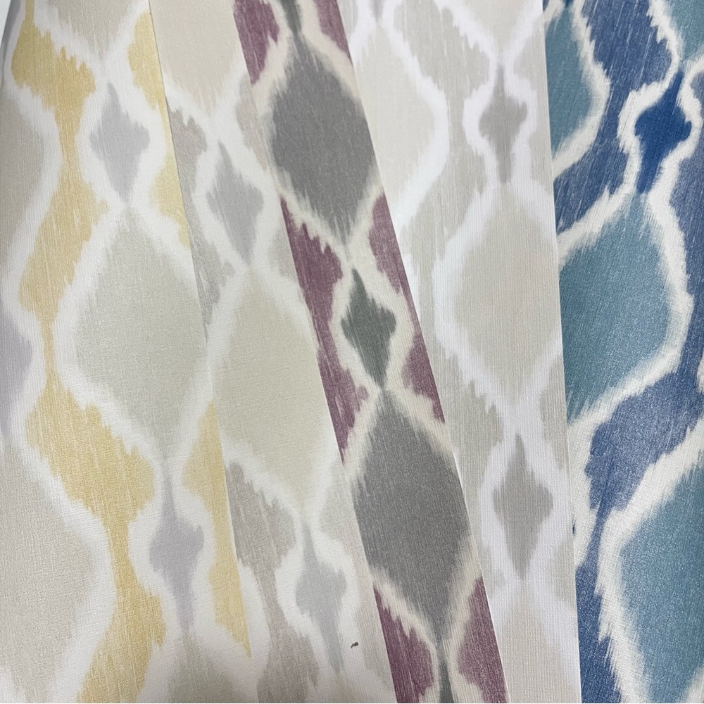 5 Large Multicolor Rug Style Pattern DIY Sheets/Wallpaper Sample Sheets